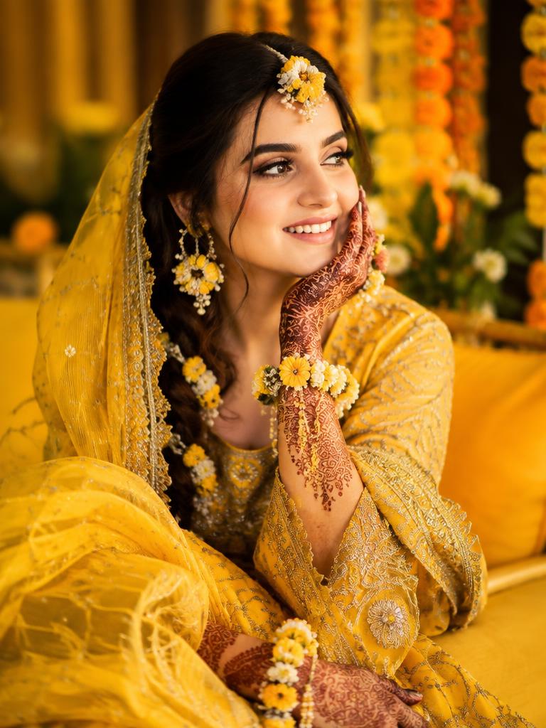 Mehndi bridal look